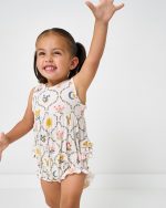 Desert Meadow Ribbed Bubble Romper - Image 2