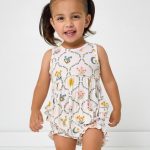 Desert Meadow Ribbed Bubble Romper