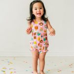 Pink Party Pals Bubble Romper