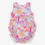 Pink Slam Dunk Bubble Romper - Image 3
