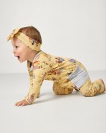 Disney Playtime With Pooh Henley Romper - Peekaboo Kids Apparel