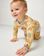 Disney Playtime With Pooh Henley Romper - Peekaboo Kids Apparel