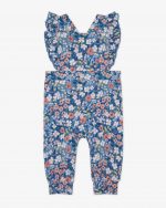 Petite Petals Ruffle Overall Romper - Image 6