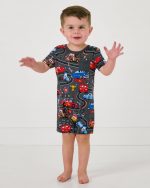 Pixar Cars Piston Cup Pocket Shorty Romper - Image 4