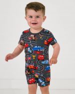 Pixar Cars Piston Cup Pocket Shorty Romper - Image 3