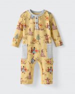 Disney Playtime With Pooh Henley Romper - Peekaboo Kids Apparel