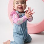 Light Blue Denim Baby Overall Romper