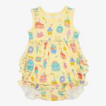 Frosted Fun Bubble Romper - Image 3