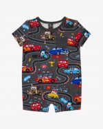 Pixar Cars Piston Cup Pocket Shorty Romper - Image 6